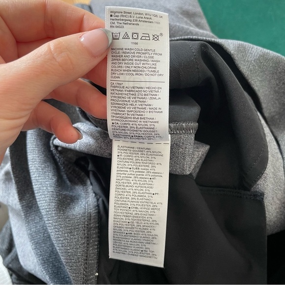 Athleta Heather Gray SCULPTEK Venice Mid Rise Jogger Pants 597888 EUC Size M - Picture 11 of 12